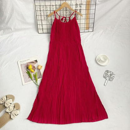 Thin Strap Simple Maxi Sundress