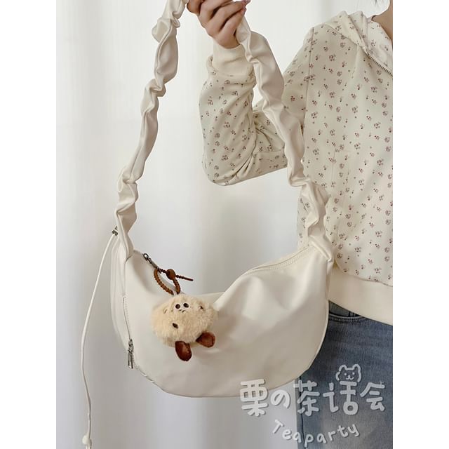 Plain Hobo Bag / Bag Charm / Set