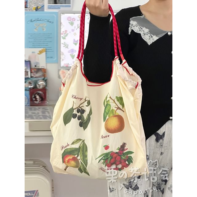 Print Tote Bag / Bag Charm / Set