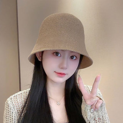 Straw Bucket Hat