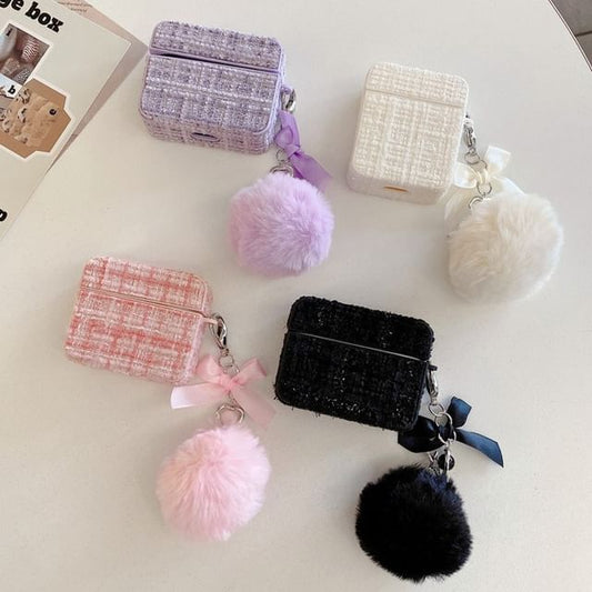 Ribbon Pom Pom AirPods / Pro Earphone Case Skin