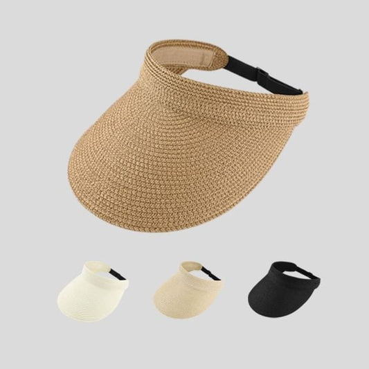Sun Woven Visor Straw