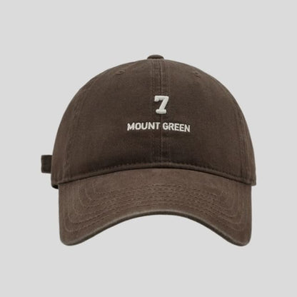 Cap Embroidered Number Baseball