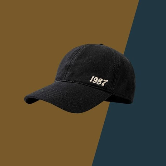 Embroidered Cap Top Baseball Number Open