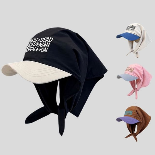 with Cap Baseball Embroidered Tone Headkerchief Two Lettering