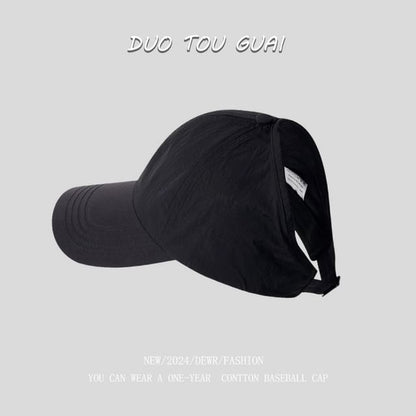 Plain Baseball Cap Open Top