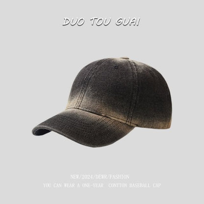 Baseball Cap Denim Washed