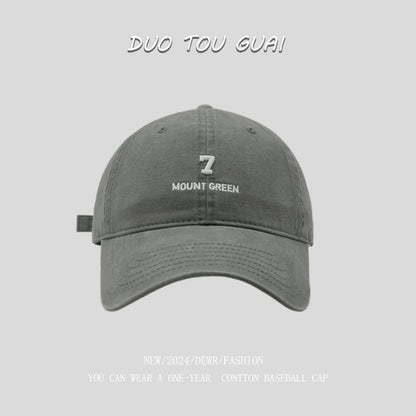 Cap Embroidered Number Baseball