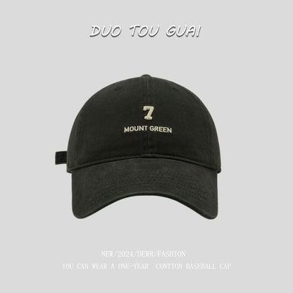 Cap Embroidered Number Baseball