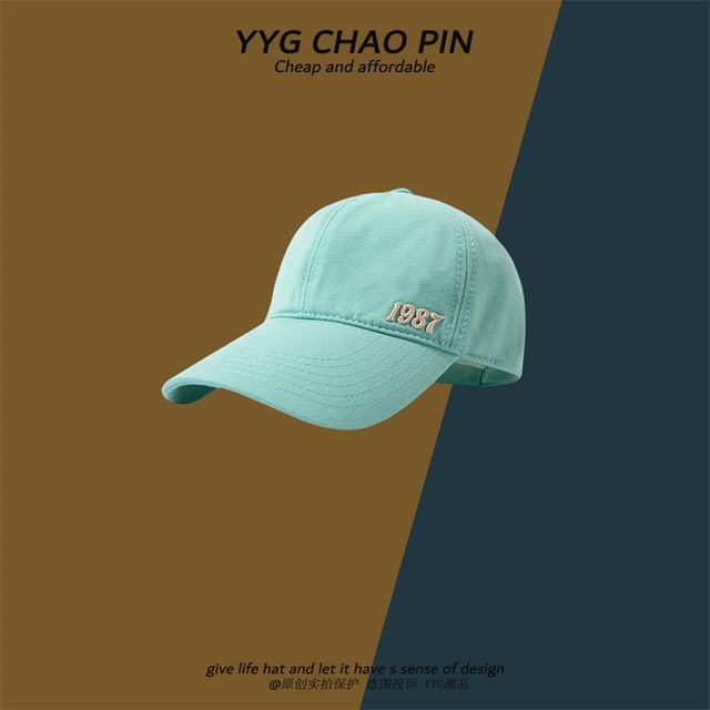 Embroidered Cap Top Baseball Number Open