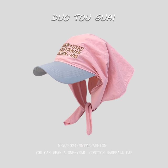 with Cap Baseball Embroidered Tone Headkerchief Two Lettering