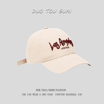 Baseball Lettering Embroidered Cap