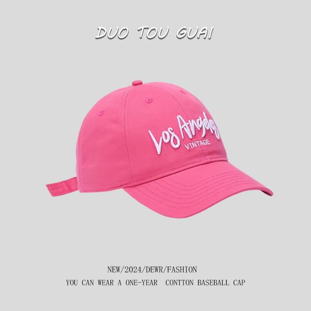 Baseball Lettering Embroidered Cap