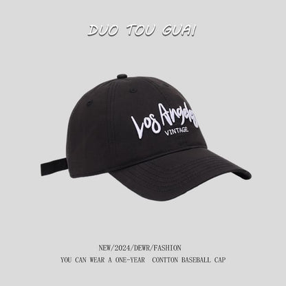 Baseball Lettering Embroidered Cap