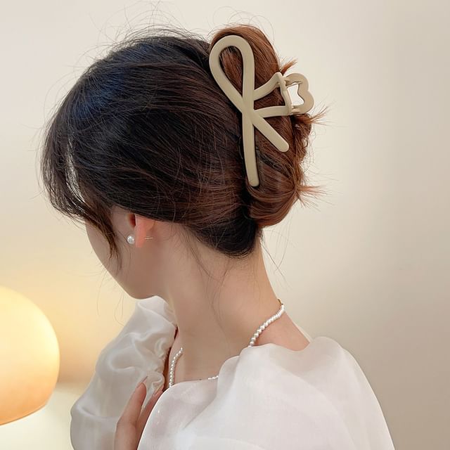 Bow Acrylic Hair Clamp