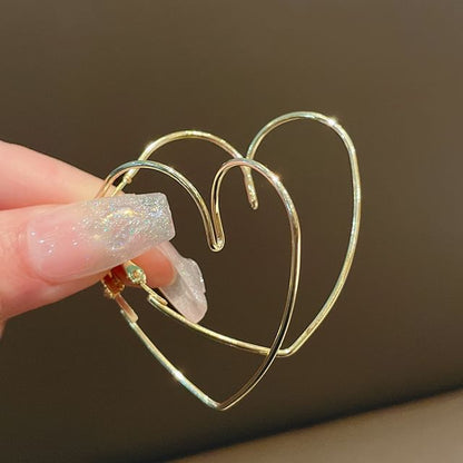 Creolen aus Herzlegierung