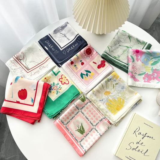Floral Print Neckerchief