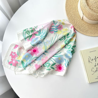 Floral Print Neckerchief