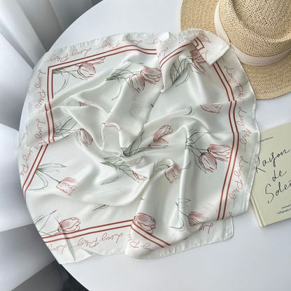 Floral Print Neckerchief