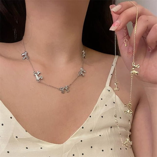 Bow Alloy Choker
