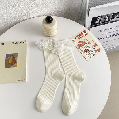 Lace Trim Socks