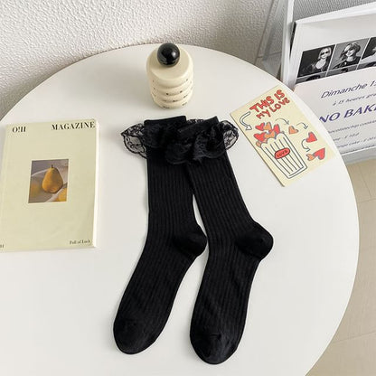 Lace Trim Socks