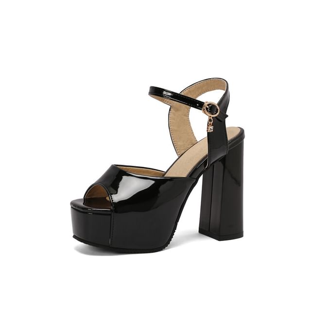 Platform Chunky Heel Sandals