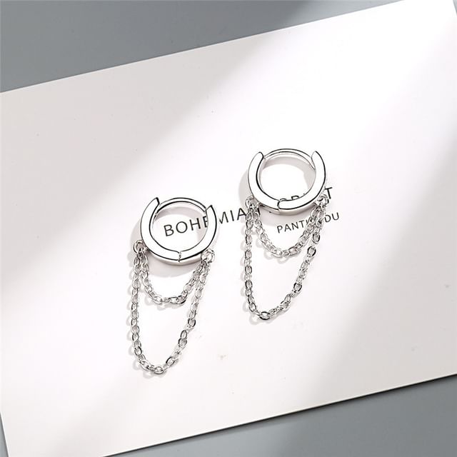 Chain Alloy Dangle Earring