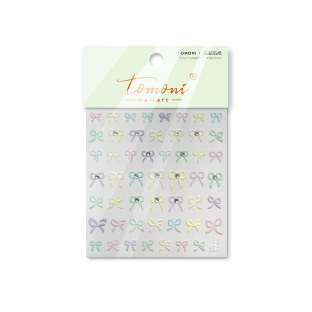 Bow Nail Art Stickers (Various Designs)