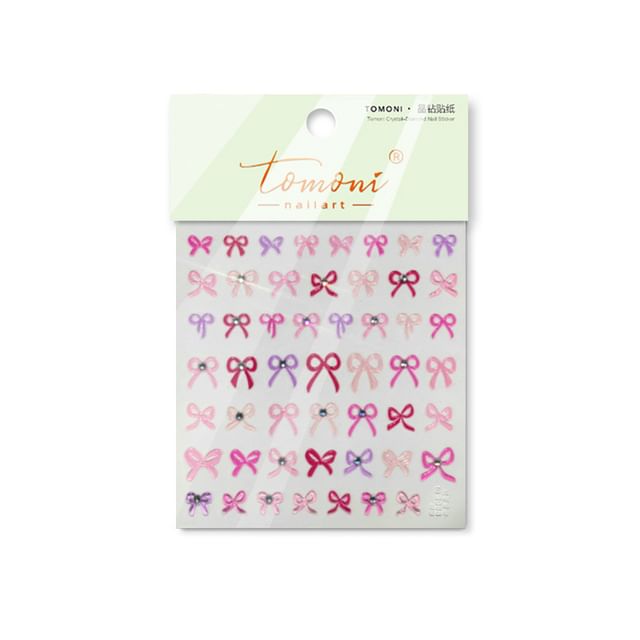 Bow Nail Art Stickers (Various Designs)