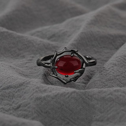 Rhinestone Open Ring