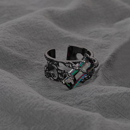 Rhinestone Open Ring