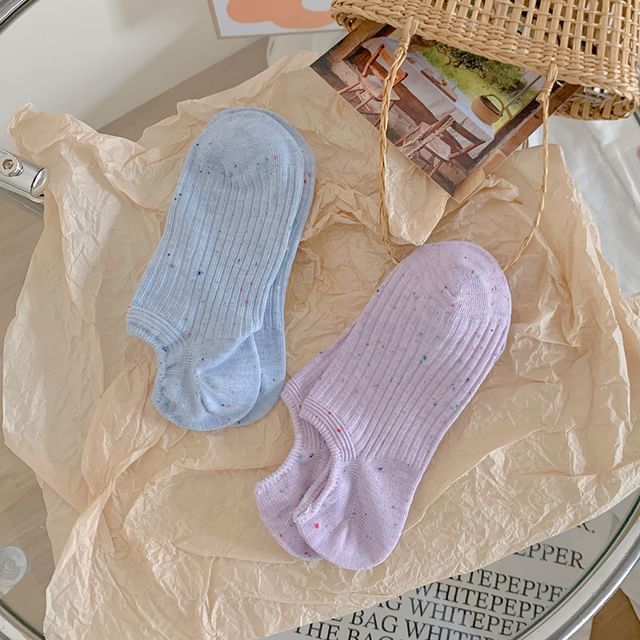 Ribbed No Show Socks Set