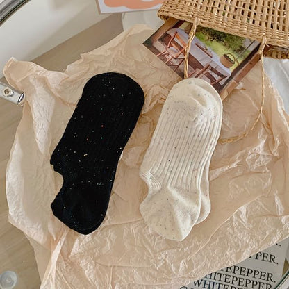 Ribbed No Show Socks Set