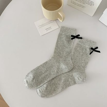 Bow Accent Socks