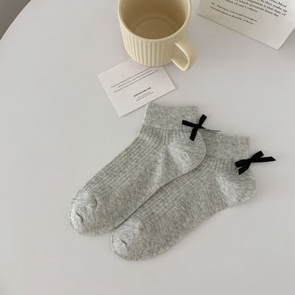 Bow Accent Socks