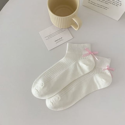 Bow Accent Socks