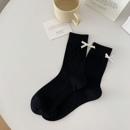 Bow Accent Socks