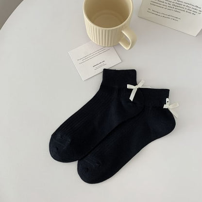 Bow Accent Socks