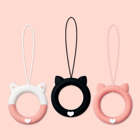 Cat Silicone Phone Charm  / Set