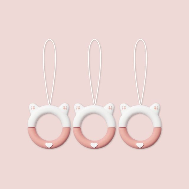 Cat Silicone Phone Charm  / Set