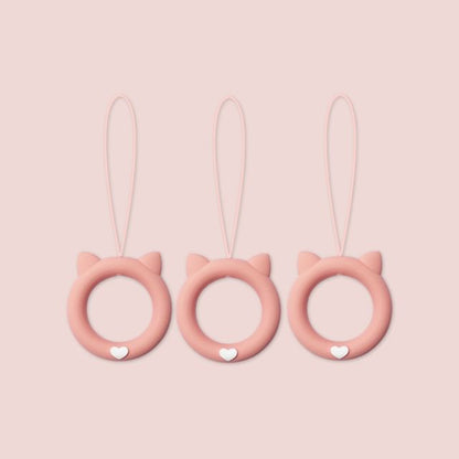 Cat Silicone Phone Charm  / Set