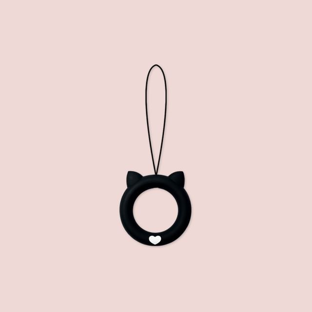 Cat Silicone Phone Charm  / Set