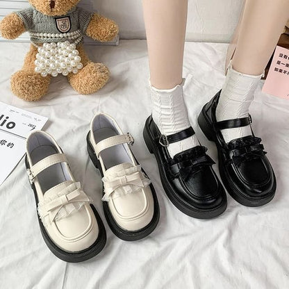 Bow Platform Loafers