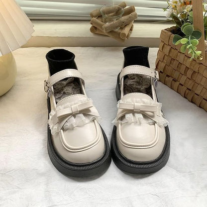 Bow Platform Loafers