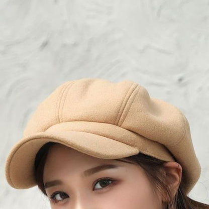 Plain Panel Newsboy Cap