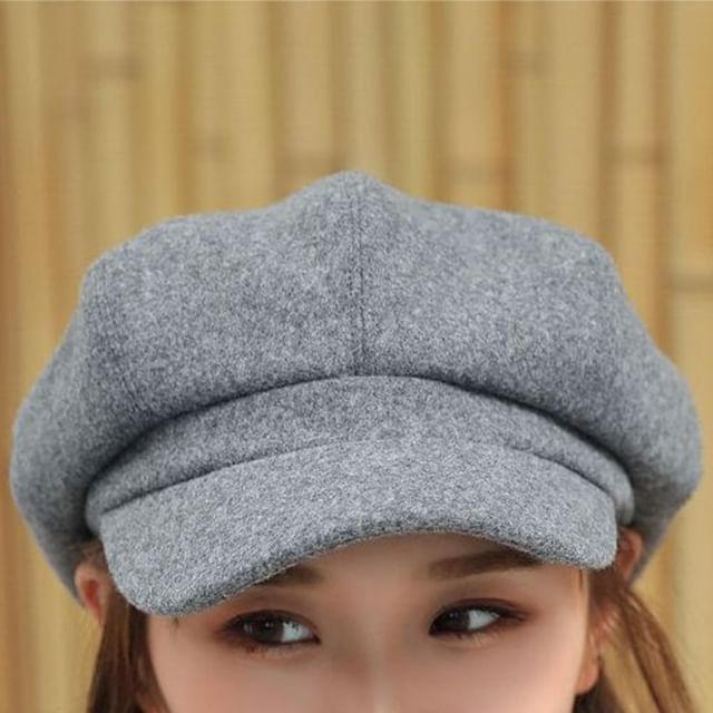 Plain Panel Newsboy Cap