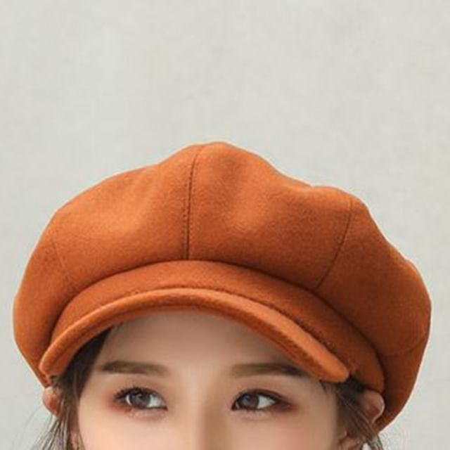 Plain Panel Newsboy Cap