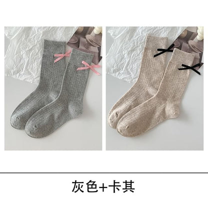 Bow Socks Set