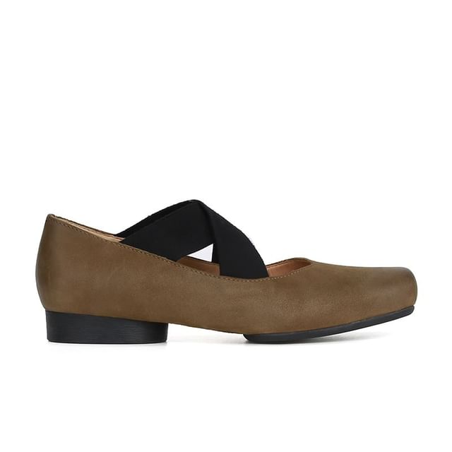 Genuine (Various Block Pumps Designs) Leather Heel